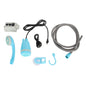 Portable Outdoor Shower Kit USB Rechargeable Camping Shower Set with Water Pump Blue