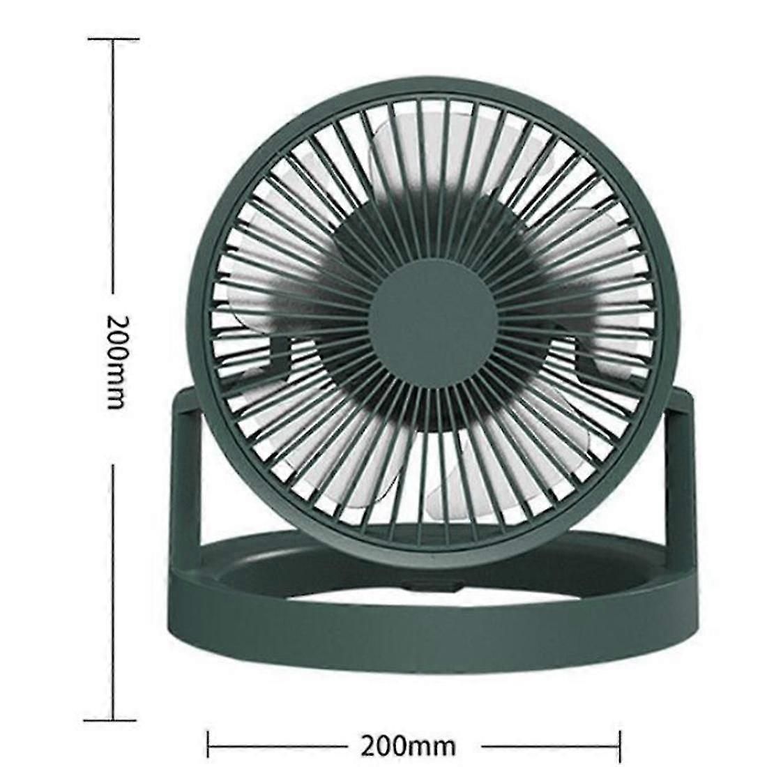 Camping Fan With Led Light,8000mah Outdoor Tent Fan With Light&hook,180 Rotating Fan for Camping