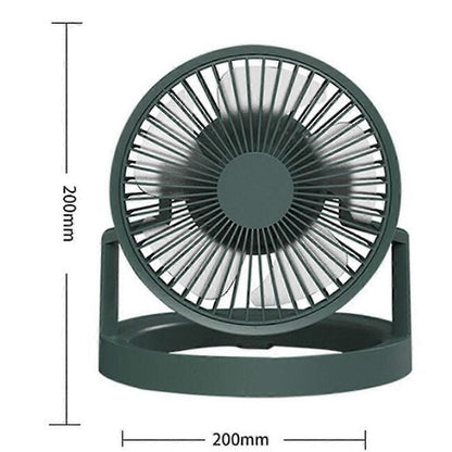 Camping Fan With Led Light,8000mah Outdoor Tent Fan With Light&hook,180 Rotating Fan for Camping
