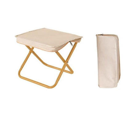 Portable Folding Outdoor Chair Lightweight Compact Stool for Fishing Camping Picnic and Travel Handy Seat for Outdoor Activities-Red