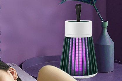 Electric Mosquito Killer Lamp Fly Traps Insect Bug Zapper For Outdoor Indoor - Green