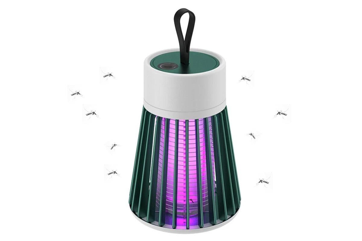 Electric Mosquito Killer Lamp Fly Traps Insect Bug Zapper For Outdoor Indoor - Grey