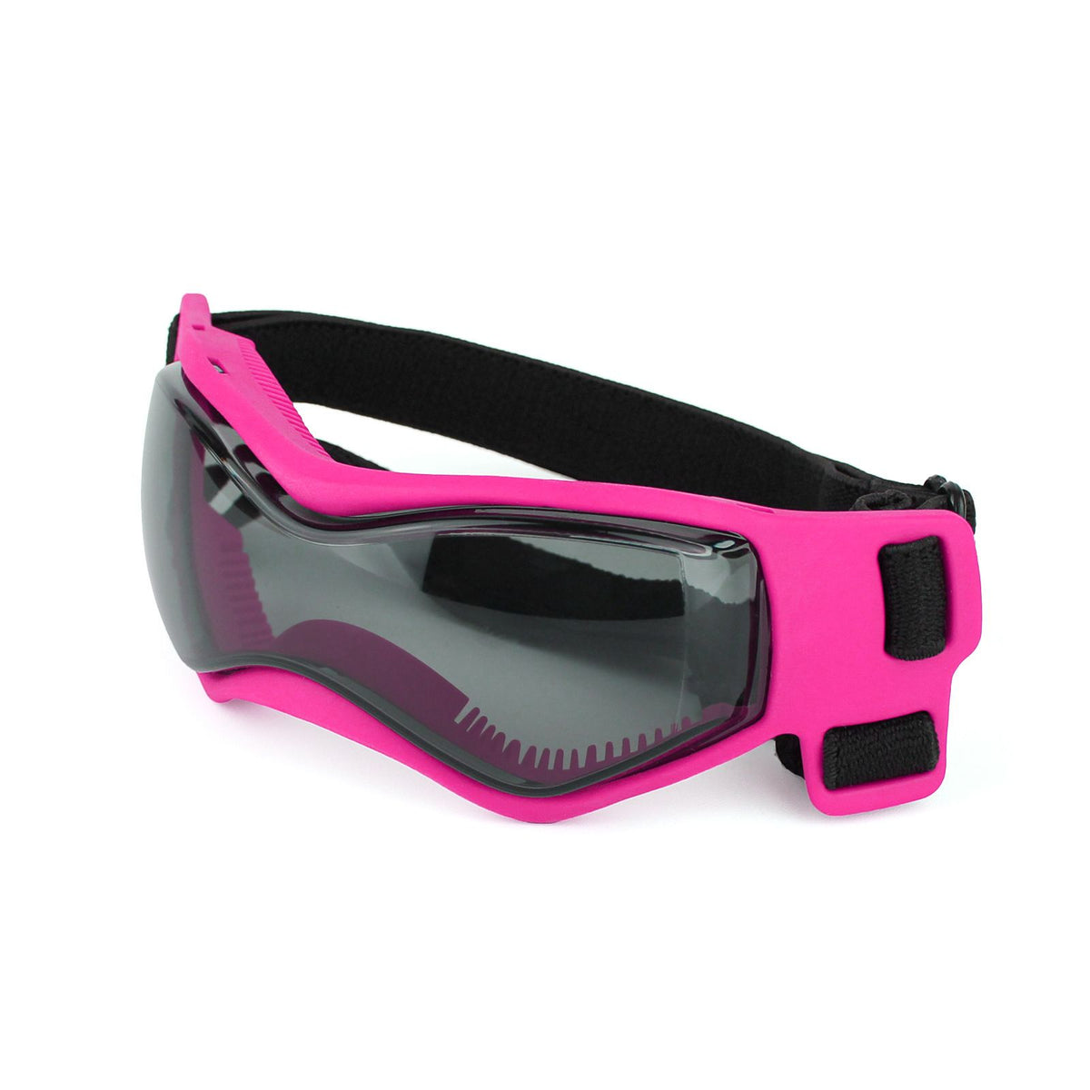 Pet Sunglasses with UV Protection Soft TPU Frame Adjustable Headband Dog Goggles Cat Sunglasses for Outdoor Travel Car Rides Eye Protection (S, Black)