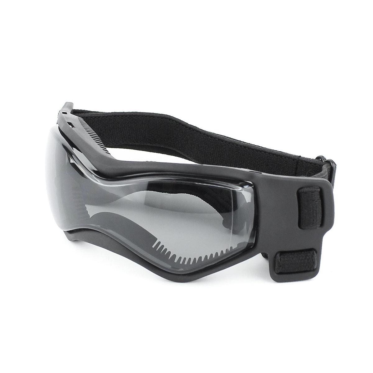 Pet Sunglasses with UV Protection Soft TPU Frame Adjustable Headband Dog Goggles Cat Sunglasses for Outdoor Travel Car Rides Eye Protection (XS, Black)