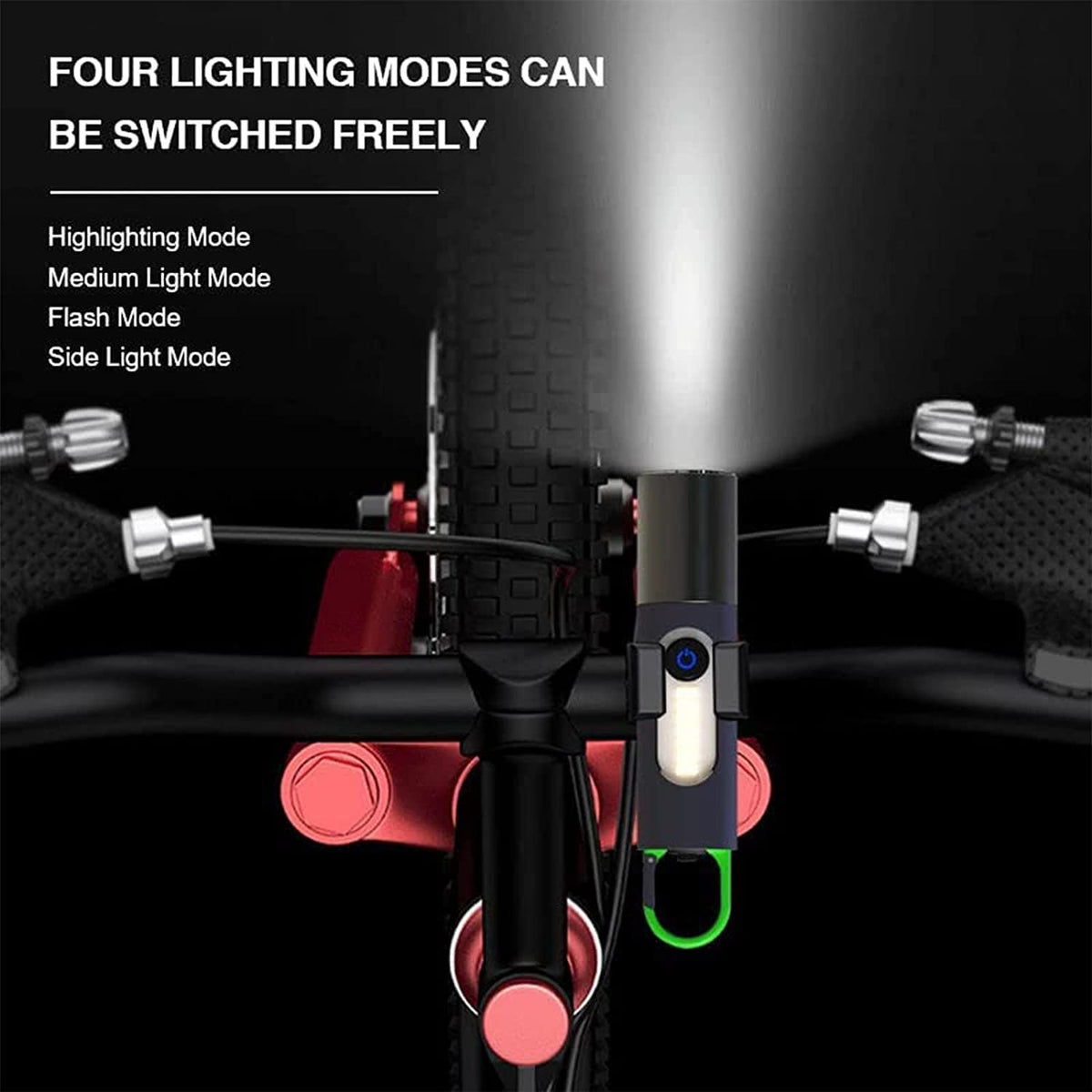 Led Rechargeable Tactical Laser Flashlight 8 High Lumens, Waterproof Zoomable Pocket Flashlight for Outdoor Camping Emergency