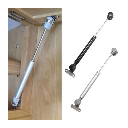 Furniture Supplies Fold Adjustable Randomly Stop Hinges Support Hinge Cabinet Doors Hydraulic (Size : Black and white)