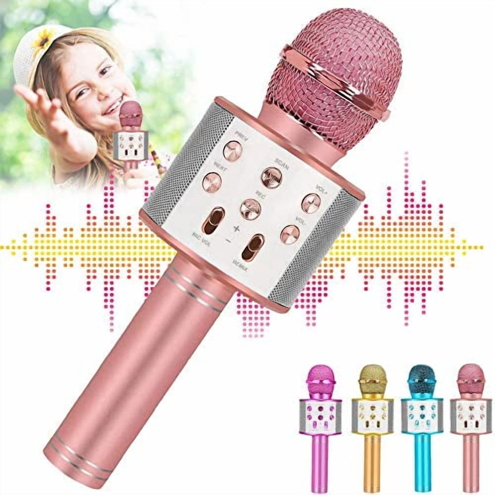 Kids Karaoke Microphone for Girl Gifts: Top Girl Toys for 3 4 5 6 7 8 9 10 Year Old Girl Christmas Birthday Gifts Ideas