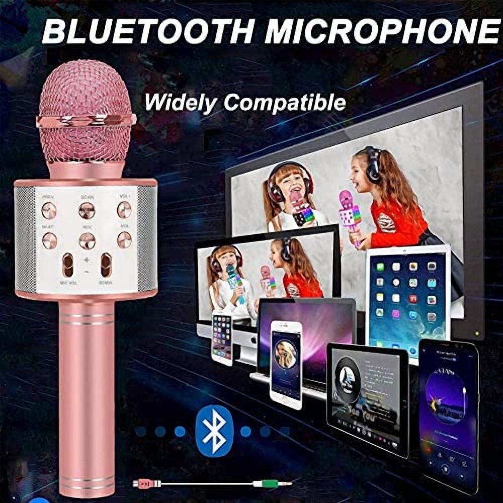 Kids Karaoke Microphone for Girl Gifts: Top Girl Toys for 3 4 5 6 7 8 9 10 Year Old Girl Christmas Birthday Gifts Ideas