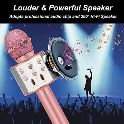 Kids Karaoke Microphone for Girl Gifts: Top Girl Toys for 3 4 5 6 7 8 9 10 Year Old Girl Christmas Birthday Gifts Ideas