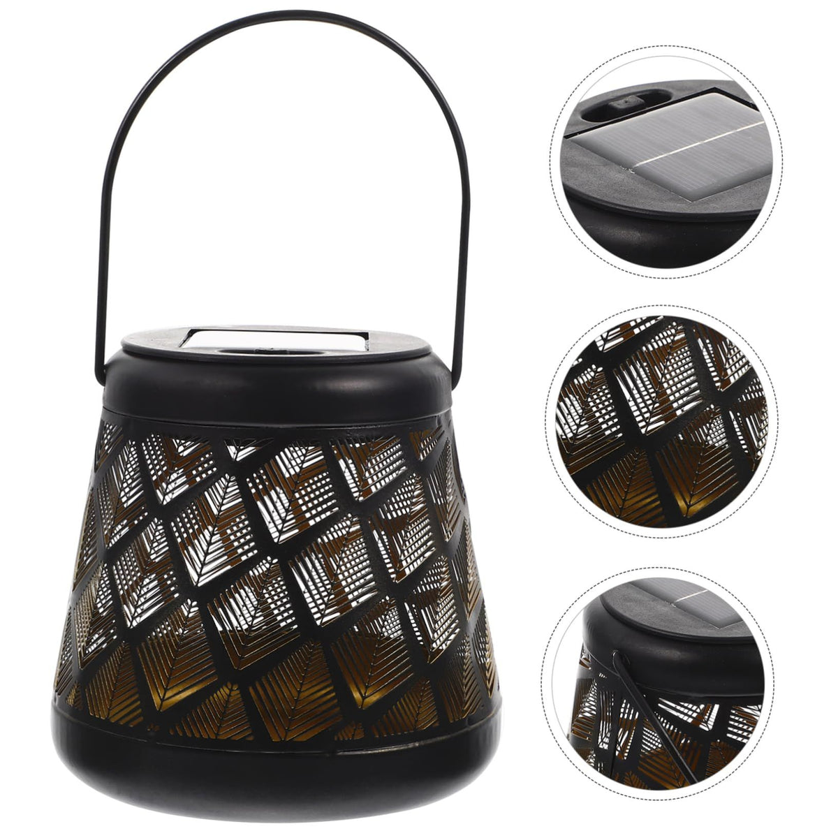 Solar Lantern Lights, Solar Lanterns Outdoor Waterproof, LED Solar Lantern Hanging Outdoor Solar Light, Solar Garden Lights