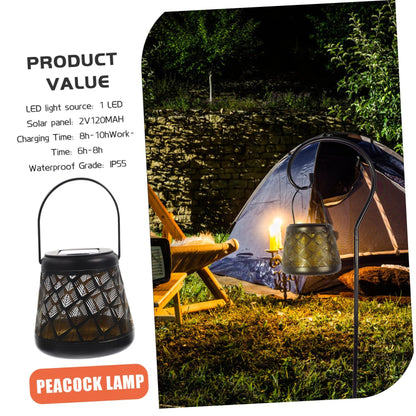 Solar Lantern Lights, Solar Lanterns Outdoor Waterproof, LED Solar Lantern Hanging Outdoor Solar Light, Solar Garden Lights