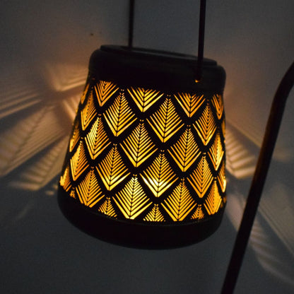 Solar Lantern Lights, Solar Lanterns Outdoor Waterproof, LED Solar Lantern Hanging Outdoor Solar Light, Solar Garden Lights