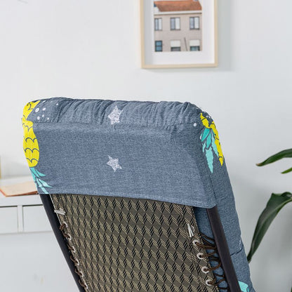 Chaise Lounger Cushion, Thick Padded Seat Cushion Reclining Chair Rocking with Ties, Soft and Comfortable