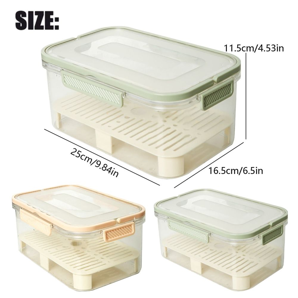 Plastic Portable Ice Cooler Box (Color A), with Drain Divider, Outdoor Picnic & Camping Snack Container (1pc)