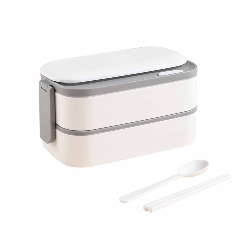 Lunch Box Containers, Stainless Steel Japanese Style Double-layer Lunch Box Bento Box Outdoor Lunch Box Microwave Heating Lunch Box For Office Workers
