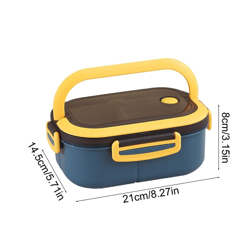 Bento Lunch Box, Double-layer Bento Box Compartmentalized Lunch Box Microwave-specific Adult And Office Worker Meal Box