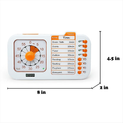 Task Timer, ADHD Timer for Kids, Students and Adults. with to-Do List Card, Planning for Daily Chore, Schedules
