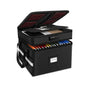 CARLA HOME Fireproof Document Box with Lock - Fabric - Office - Fireproof Document Safe