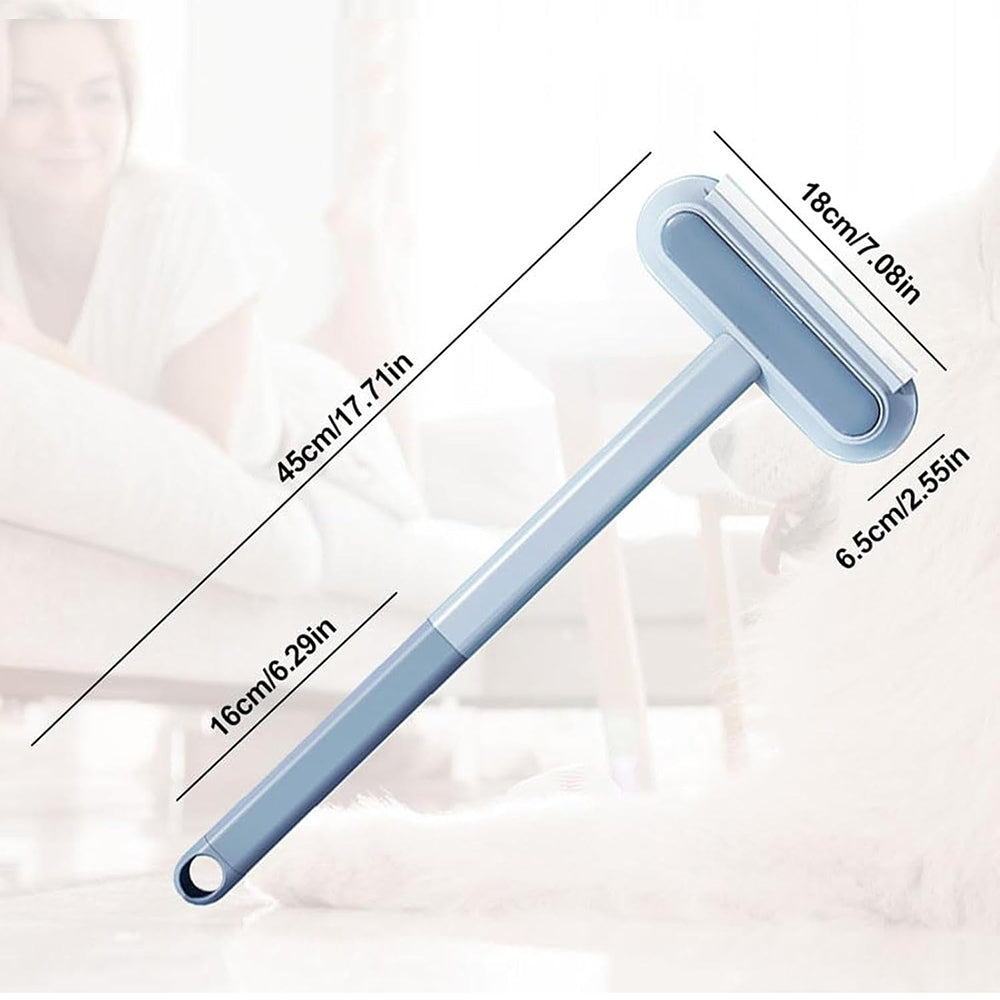 Multi-Purpose Cleaning Brush Pet Hair Removal Dual-Sided Brush with Scraper Gap Brush