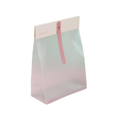 50pcs Transparent Snack Bags Biscuit Candy Bags Resealable Food Packaging - Pink