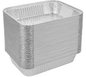 48x Aluminium Disposable Foil Food Container Trays Pans Baking Roast Bulk 45x34x6.5cm