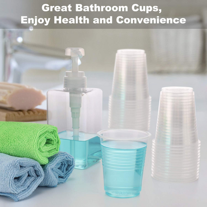 2400x 6oz (180ml) Premium Plastic Clear Cups Extra Strong PET BPA Free