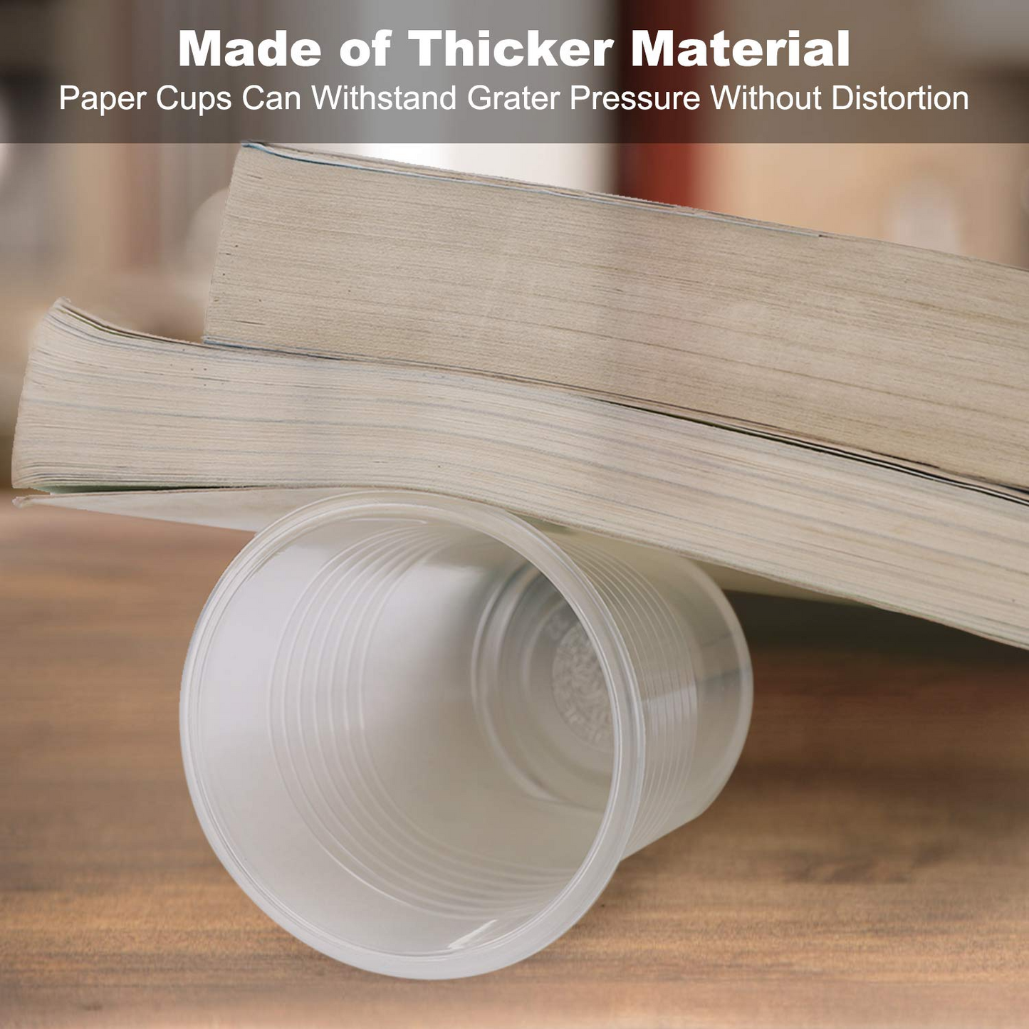 2400x 6oz (180ml) Premium Plastic Clear Cups Extra Strong PET BPA Free