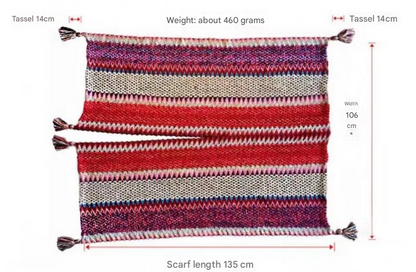 Peacock Blue Cozy Knitted Poncho Cape - Thick Mohair Blend Winter Shawl Wrap (106x135cm)