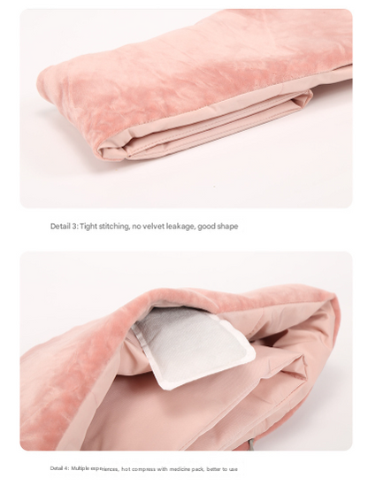 Light Green USB Electric Heated Scarf - Portable Puffer Neck Warmer with 3-Level Heat Control for Winter