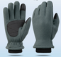 M Navy Blue Winter Fleece Touchscreen Gloves - Warm & Water-Repellent for Cycling & Outdoor Sports