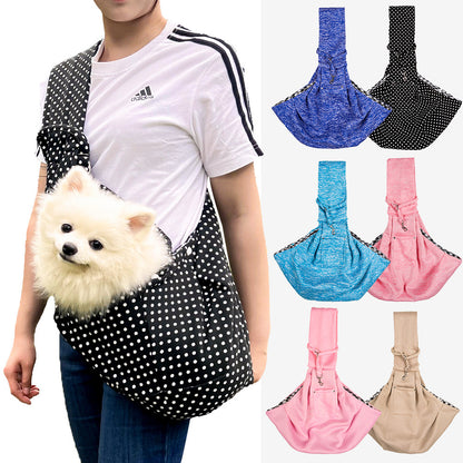 Khaki Pet Carrier Backpack - Comfortable Shoulder Bag for Cats and Dogs, Ideal for Outdoor Use in Autumn and Winter
