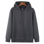 L Black Men's Classic Fleece Pullover Hoodie - Warm & Cozy Winter Essential