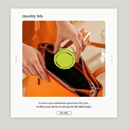 Black Foldable Magnetic Phone Holder with Vacuum Suction - Multi-Angle Adjustable Zinc Alloy Desktop Phone Stand - Portable & Stable for Desk, Car & Multi-Scenario Use