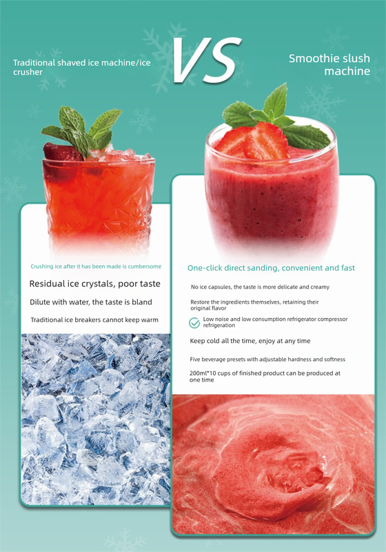 White 5-in-1 Electric Slushie Machine 2L Compressor Frozen Drink Maker Ice Cream Milkshake & Margarita Mixer for Home & Commercial Use