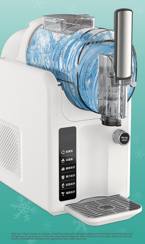 White 5-in-1 Electric Slushie Machine 2L Compressor Frozen Drink Maker Ice Cream Milkshake & Margarita Mixer for Home & Commercial Use