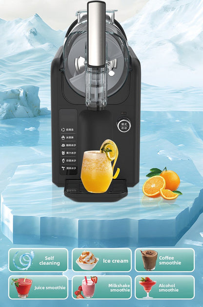 White 5-in-1 Electric Slushie Machine 2L Compressor Frozen Drink Maker Ice Cream Milkshake & Margarita Mixer for Home & Commercial Use