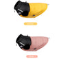 2-Pack (Pink + Yellow) —M Size  — Warm, Thickened Winter Dog Coat / Pet Clothing — Waterproof Winter Dog Vest — Reflective Safety Design (Leash Compatible)