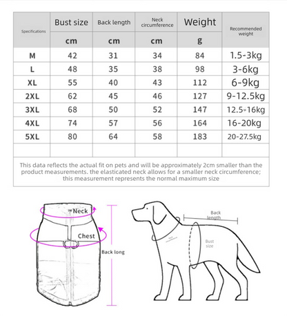 2-Pack (Pink + Yellow) —L Size  — Warm, Thickened Winter Dog Coat / Pet Clothing — Waterproof Winter Dog Vest — Reflective Safety Design (Leash Compatible)