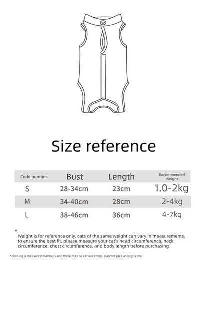 Blue Pet Recovery Suit M Size (Approx.2-4 kg) - Modal Stretch Post Surgery Bodysuit, Breathable Abdominal Coverage and Anti Licking Clothing for Cats and Dogs