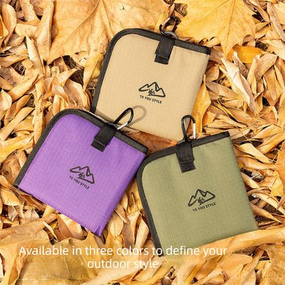 Purple Foldable Camping Seat Pads 2 Pack - 36 x 36 cm Portable Moisture Resistant Cushions, Compact Outdoor Sitting Mats for Hiking, Picnic, Fishing and Travel